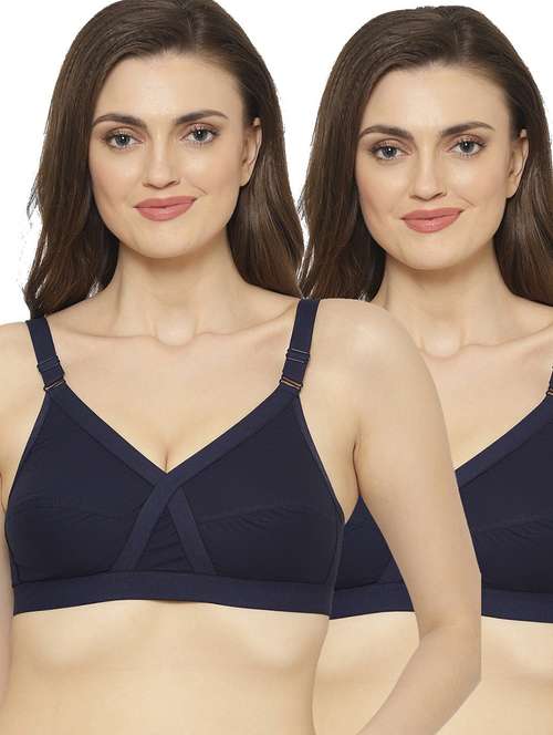pack of 2 non padded regular bra  - 18623608 -  Standard Image - 0