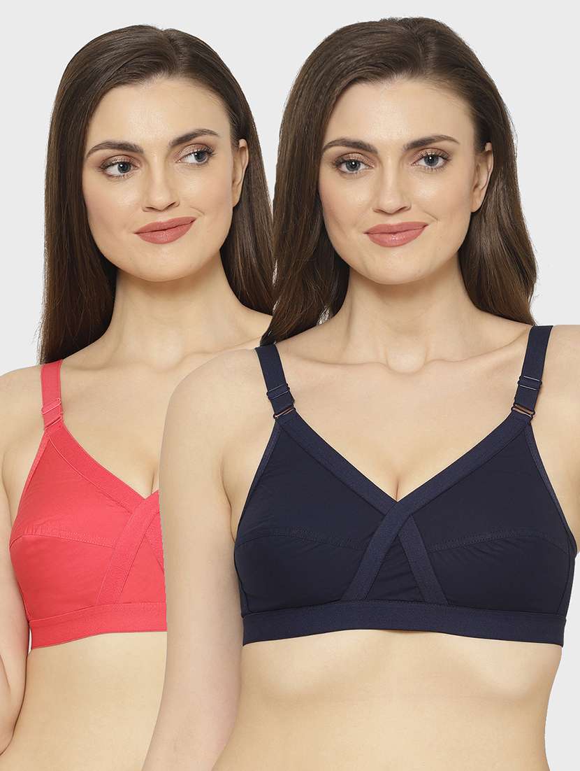 pack of 2 non padded regular bra
