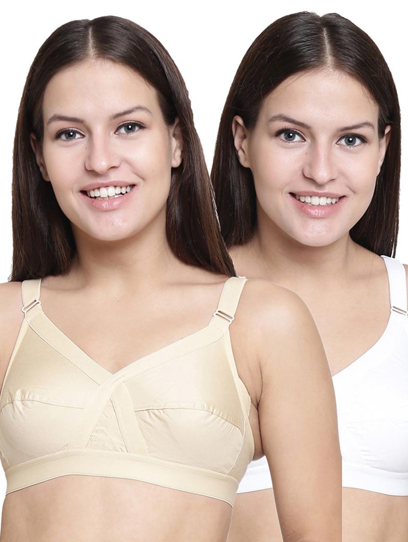 pack of 2 non padded regular bra - 18623618 - Zoom Image - 0