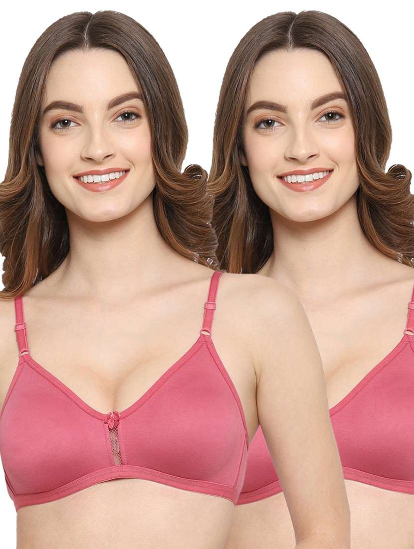 pack of 2 non padded regular bra