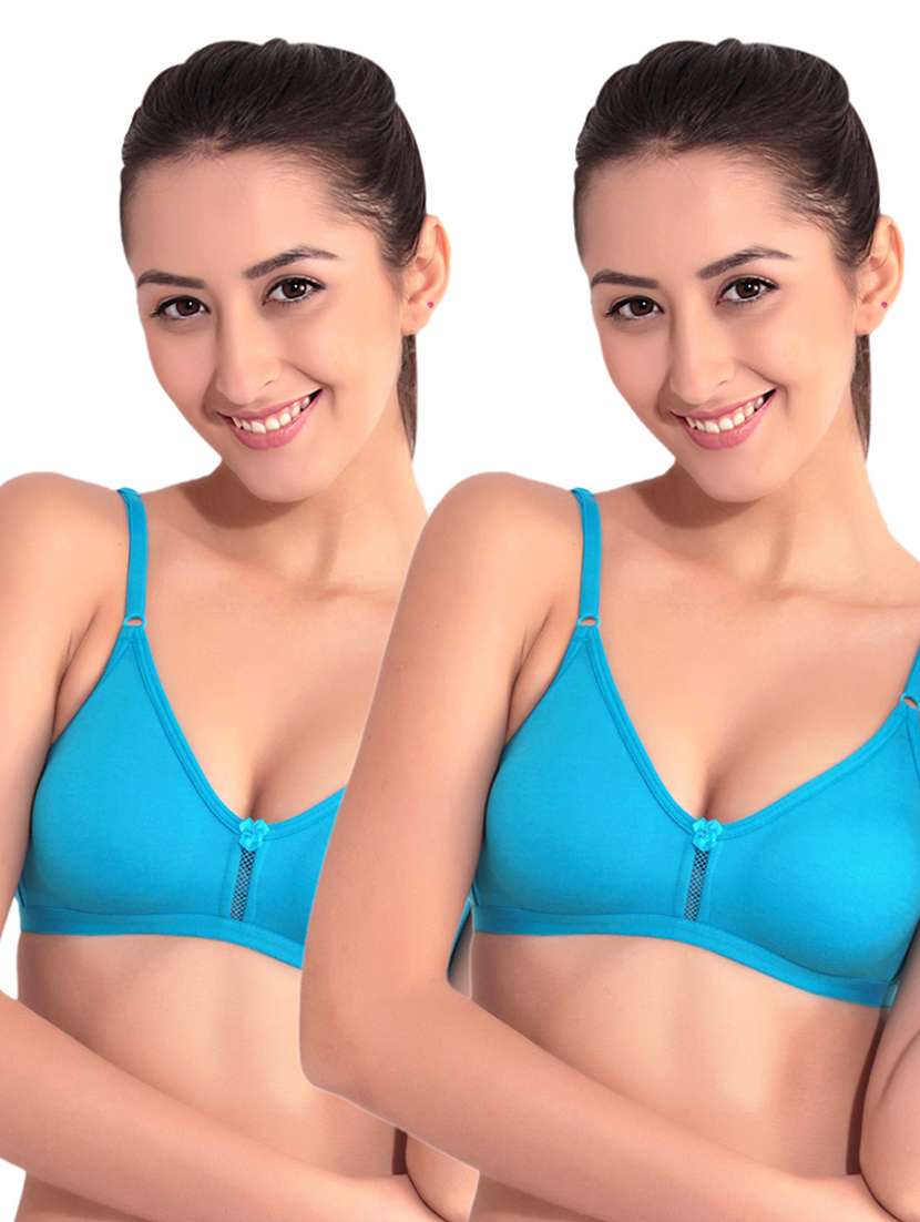 pack of 2 non padded regular bra 