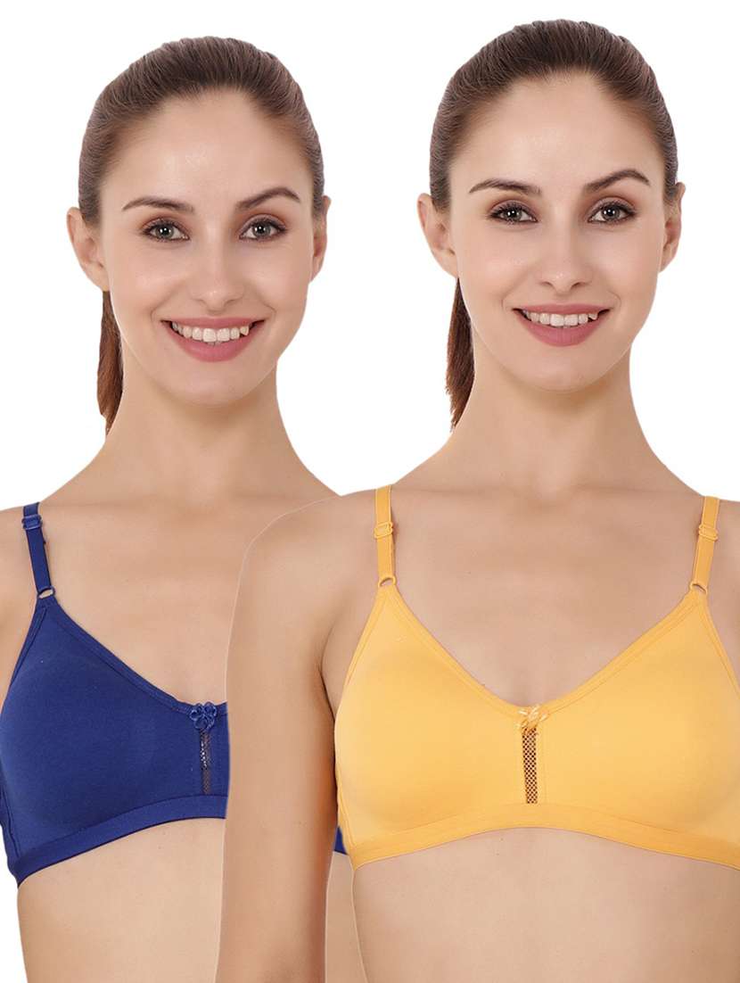 pack of 2 non padded regular bra 