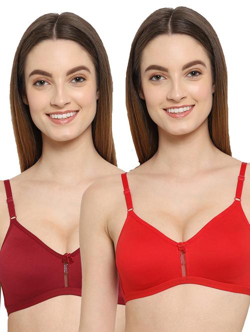 pack of 2 non padded regular bra - 18623702 - Standard Image - 0