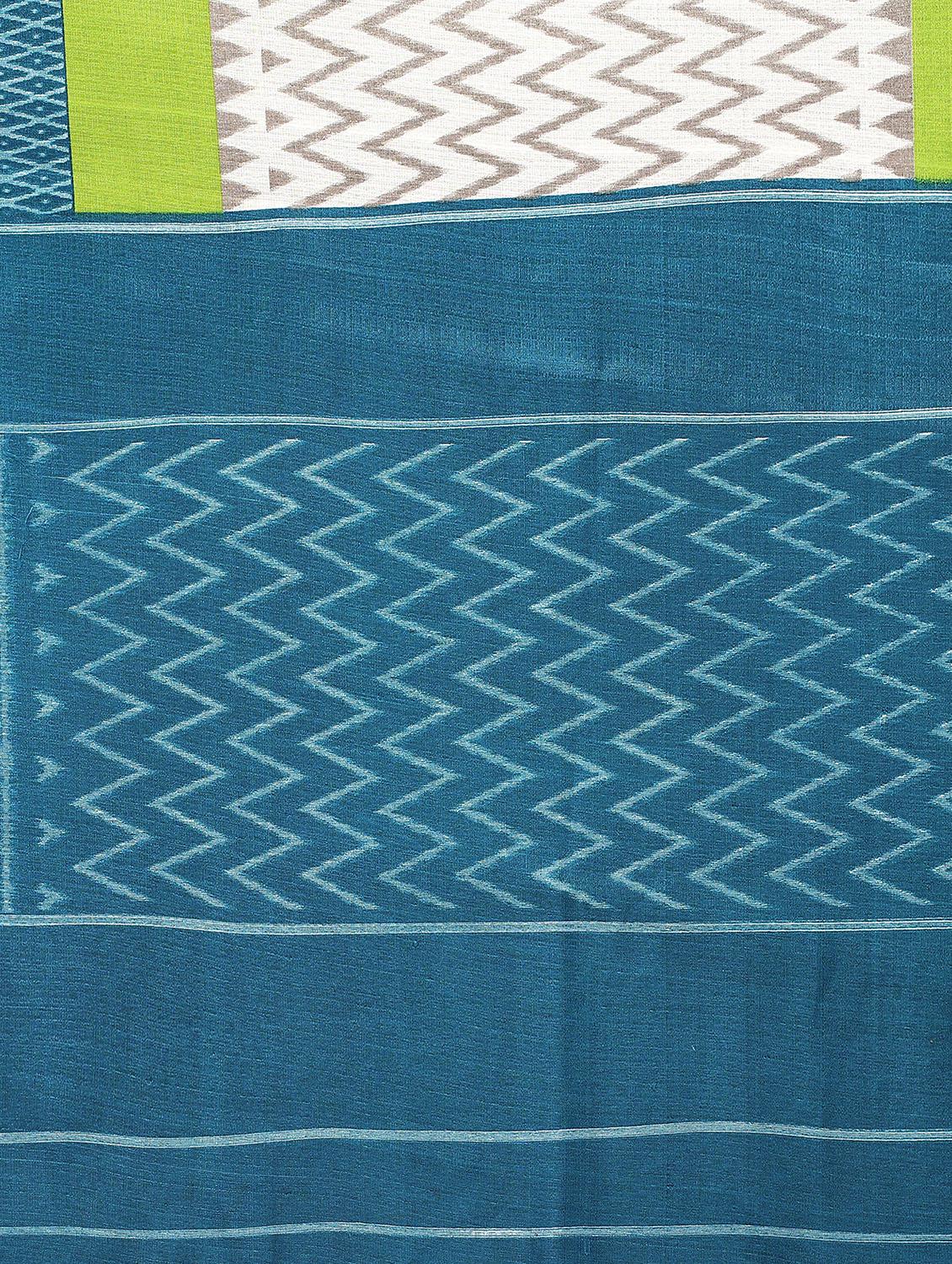 ikat mysore silk saree with blouse - 18627139 - Standard Image - 3