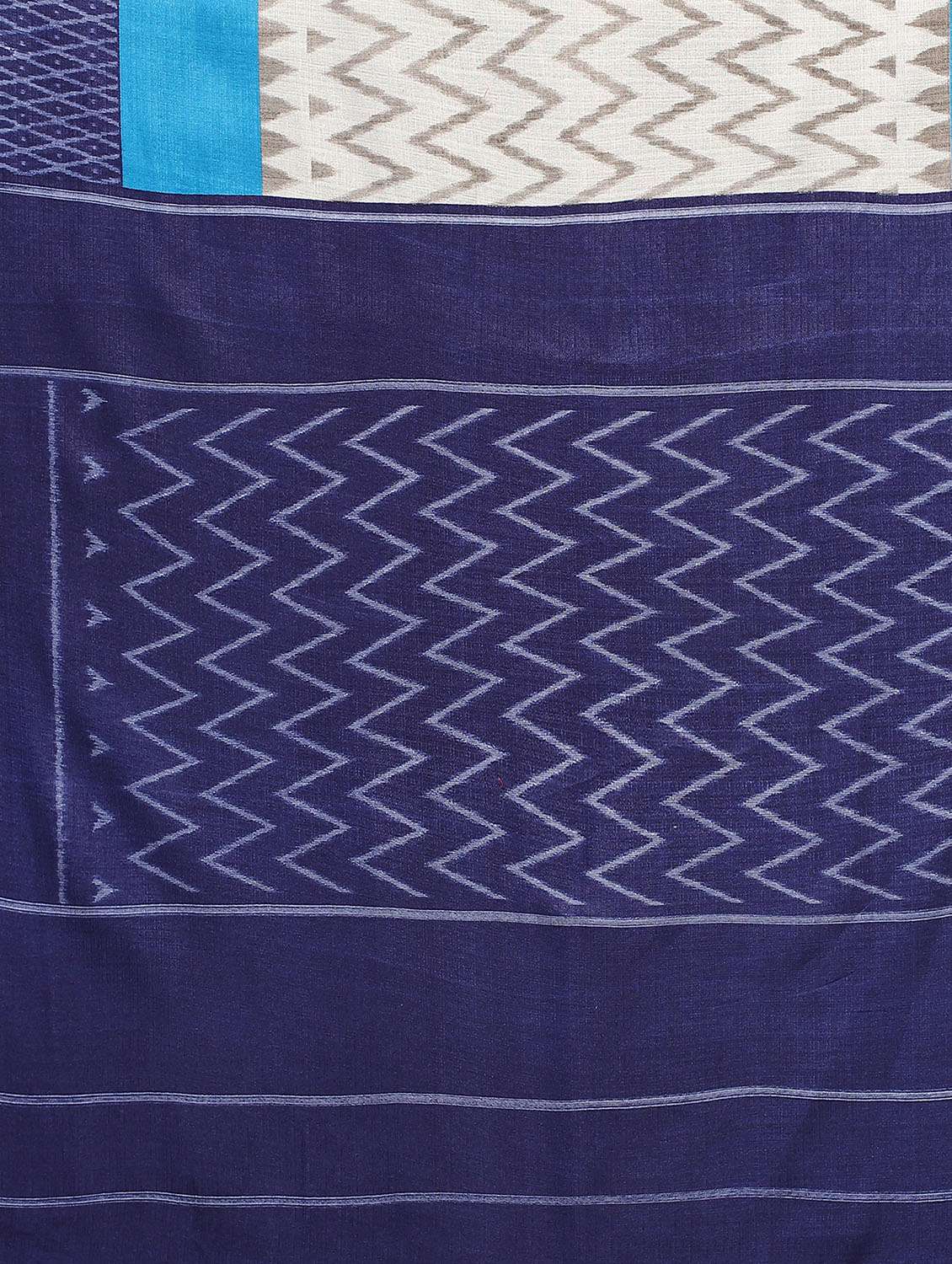ikat mysore silk saree with blouse - 18627140 - Standard Image - 3