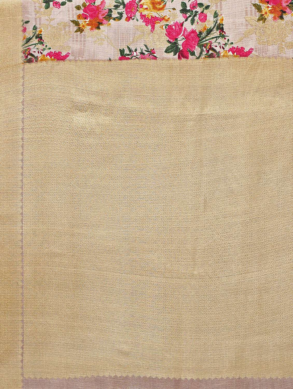 floral mysore silk saree with blouse - 18627146 - Standard Image - 3