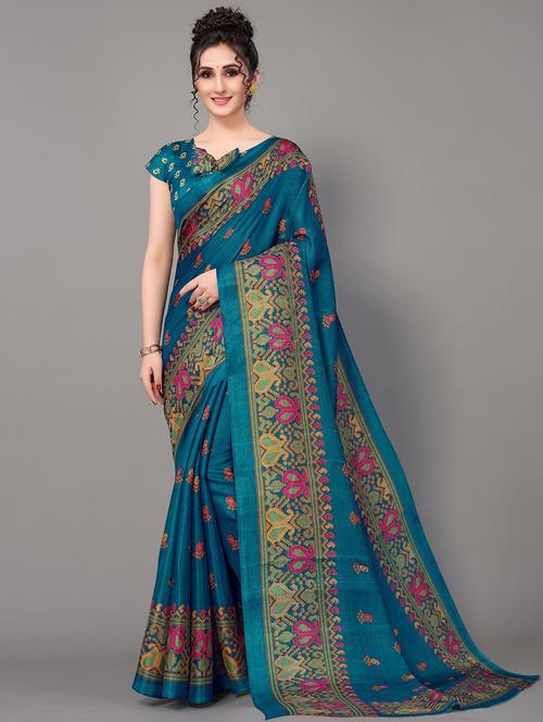 ethnic motif patola saree with blouse - 18627178 - Standard Image - 0