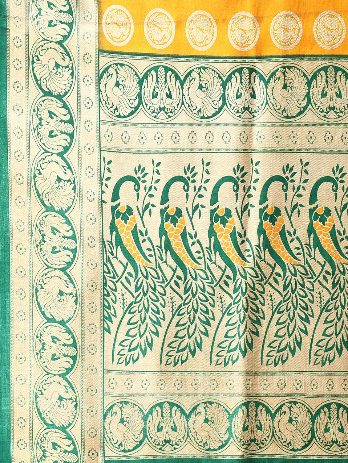 self design mysore silk saree with blouse - 18627203 - Standard Image - 3