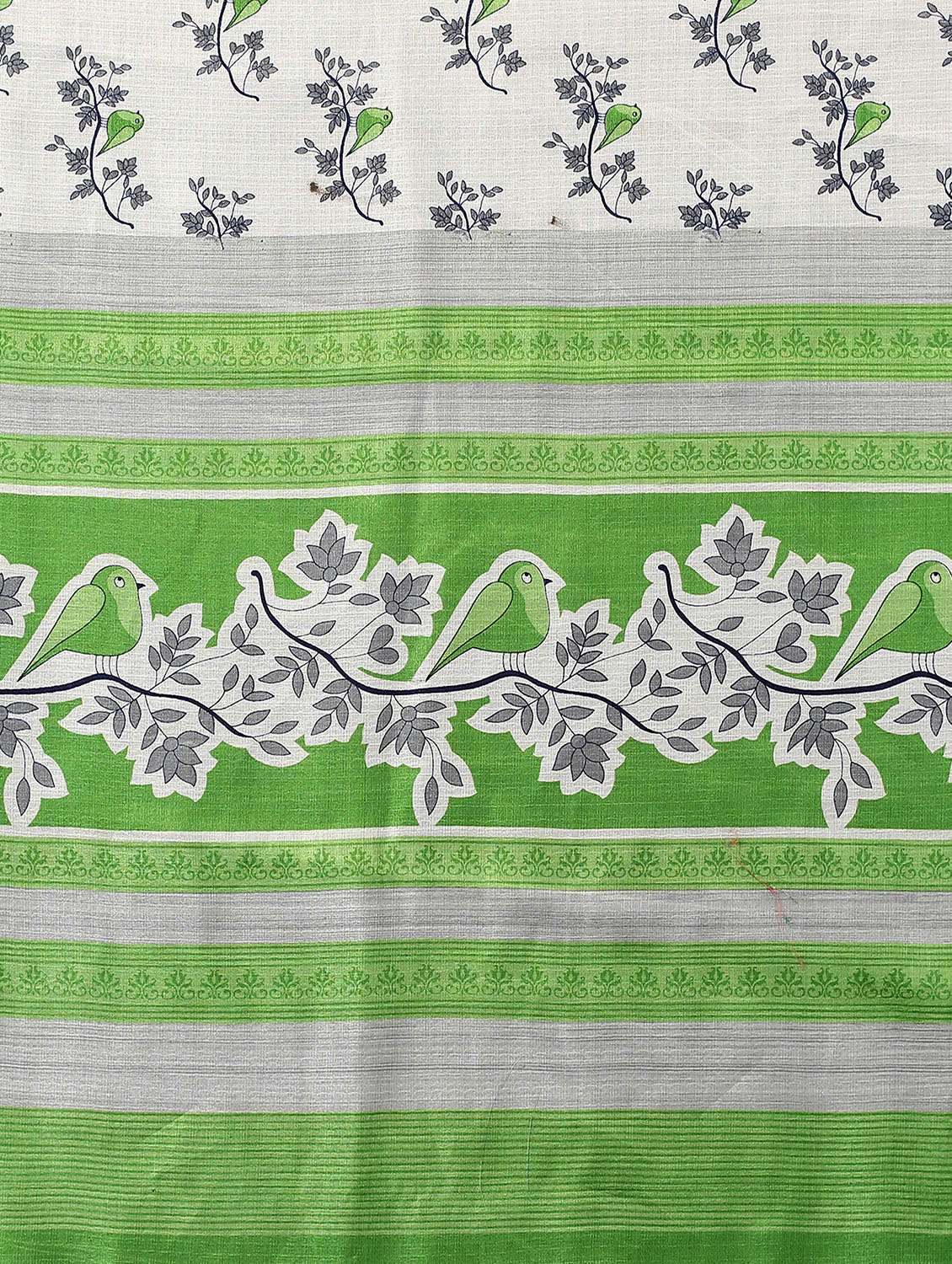conversational print mysore silk saree with blouse - 18627214 - Standard Image - 3