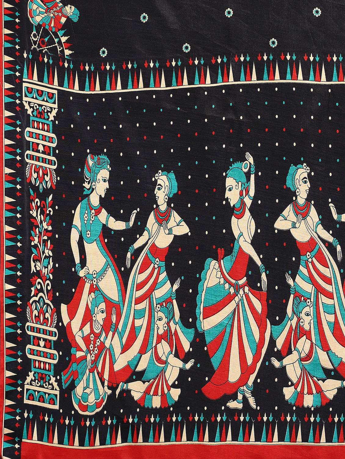 conversational print mysore silk saree with blouse - 18627221 - Standard Image - 3