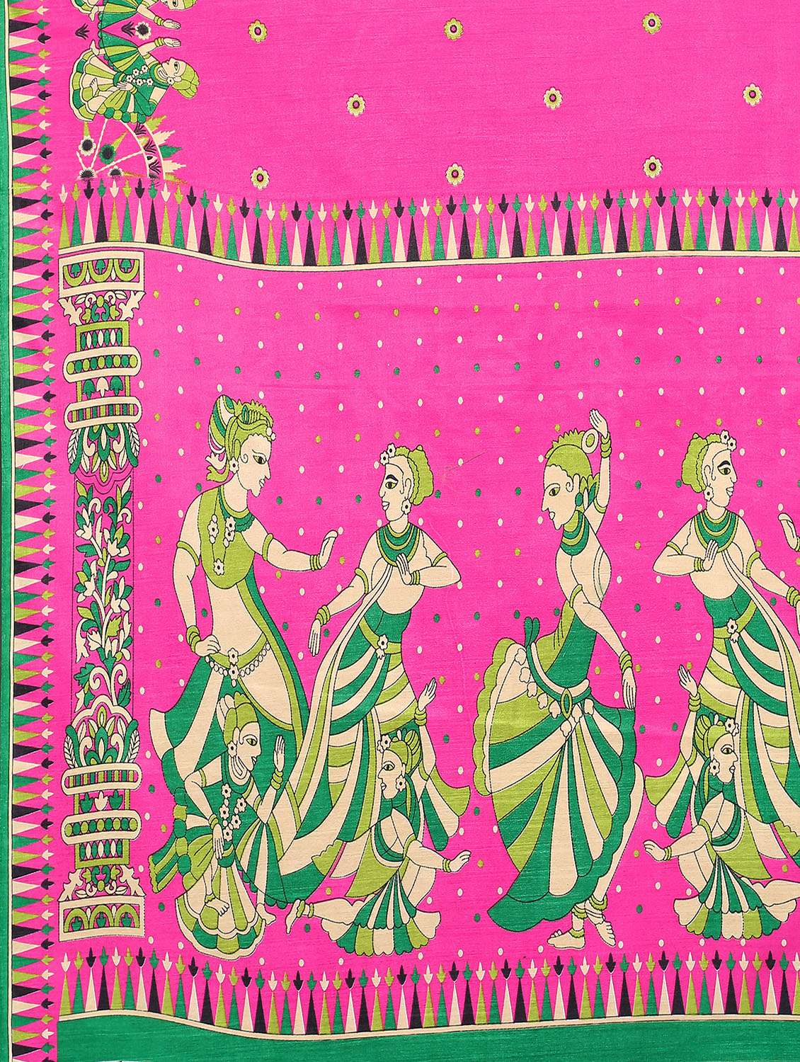 conversational print mysore silk saree with blouse - 18627223 - Standard Image - 3