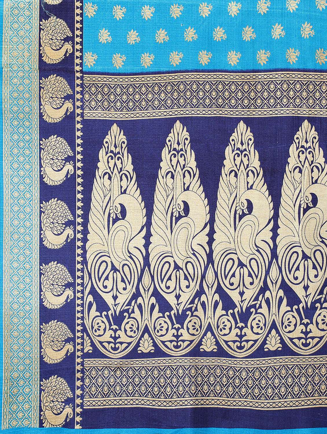 self design mysore silk saree with blouse - 18627226 -  Standard Image - 3