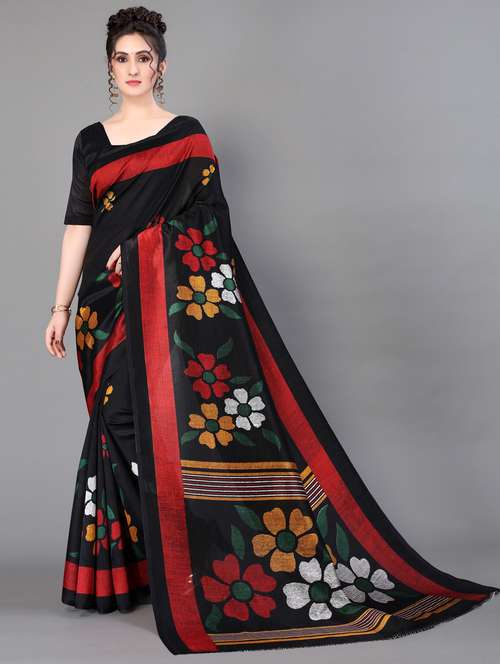 floral mysore silk saree - 18627373 - Standard Image - 0