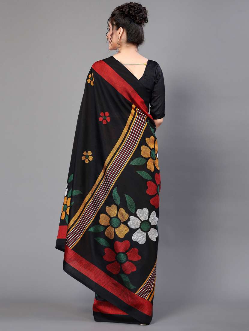 floral mysore silk saree - 18627373 - Standard Image - 3
