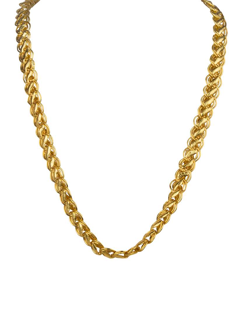 gold plated chain necklace