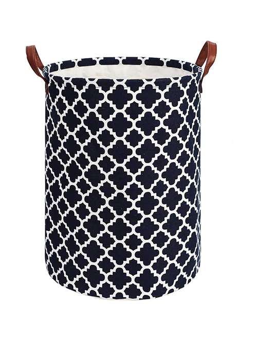 72l sized laundry basket (laltern black)-56x40.5x40.5cm - 18629107 -  Standard Image - 0