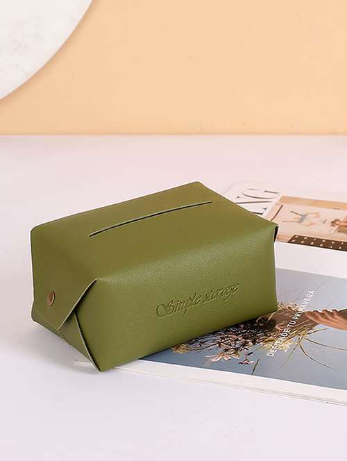 pu leather tissue box - 18629272 -  Standard Image - 0