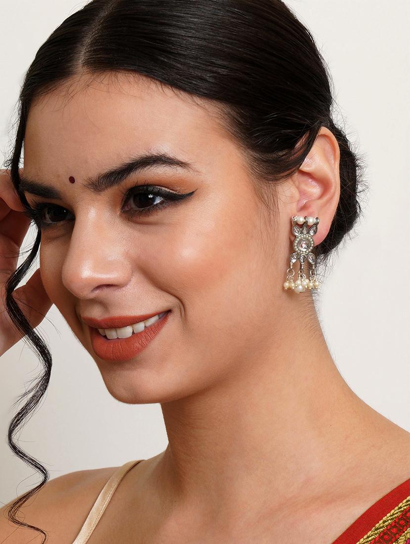 set of 4 gold plated earring - 18632989 - Standard Image - 3