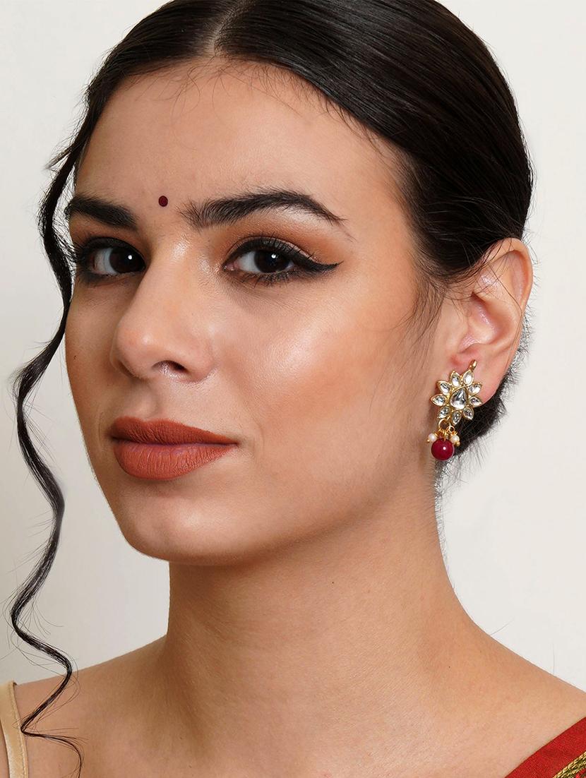 set of 3 gold plated earring - 18632996 - Standard Image - 3