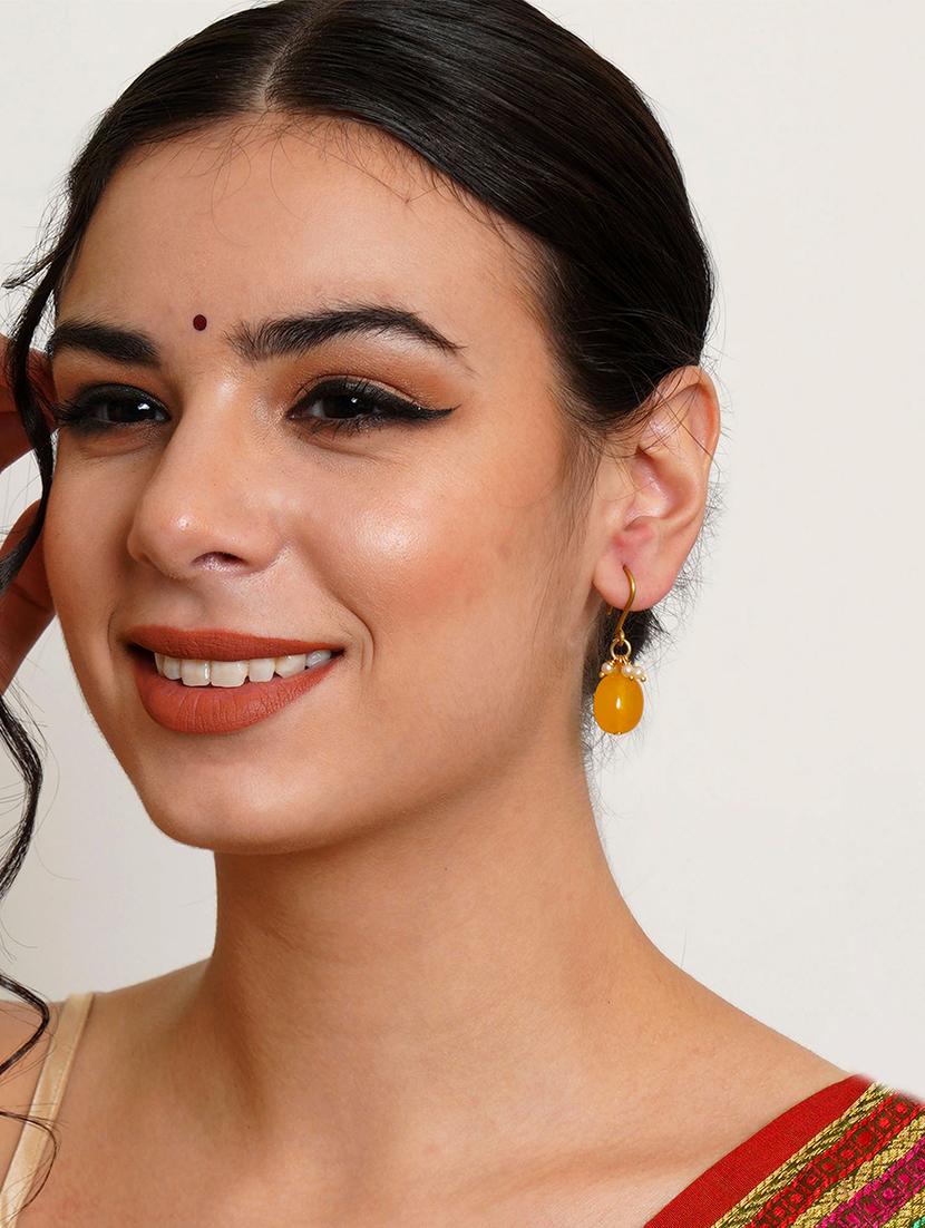 set of 3 gold plated earring - 18633003 - Standard Image - 3