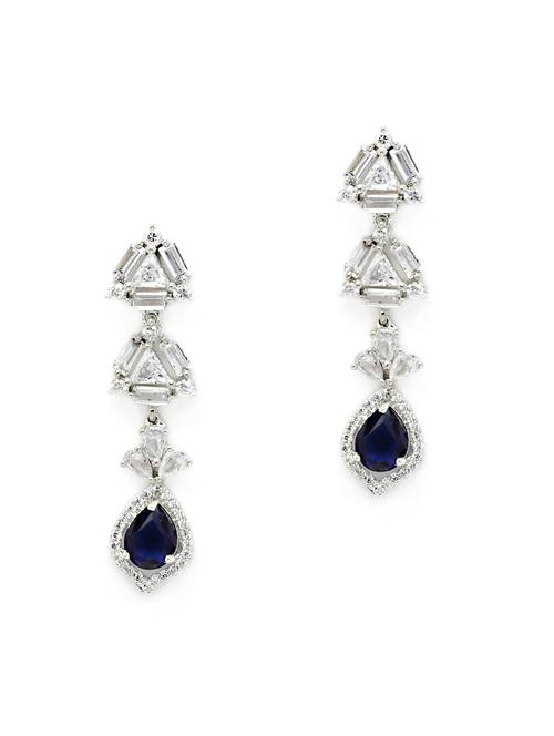 blue metal earring - 18633194 - Standard Image - 0