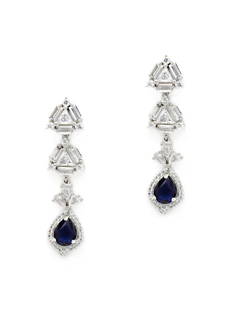 blue metal earring - 18633194 - Zoom Image - 0
