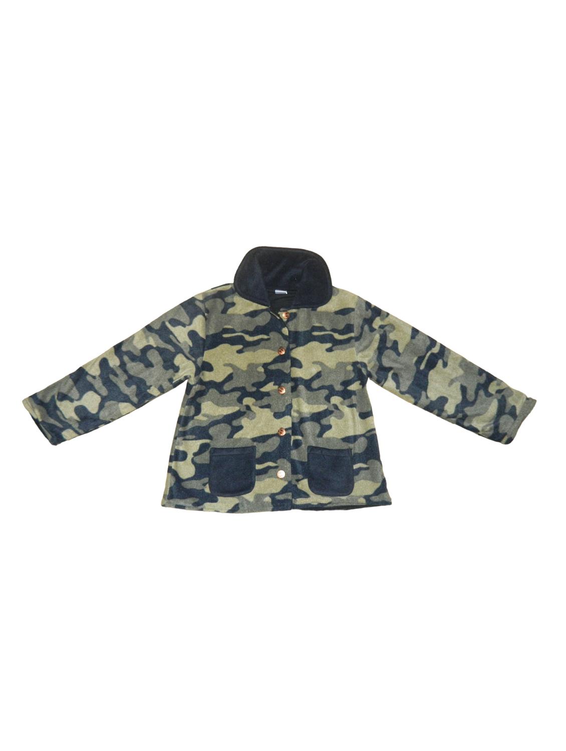 camouflage velvet regular jackets - 18634640 - Zoom Image - 0