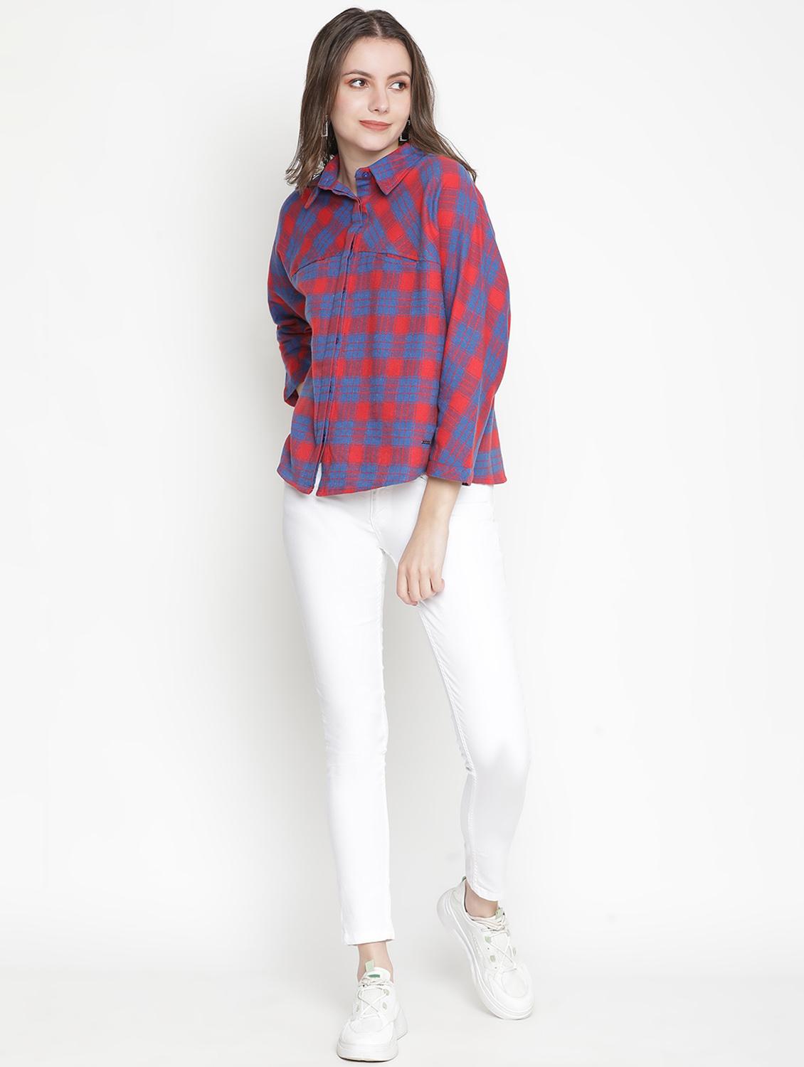 checkered regular shirt - 18634655 - Standard Image - 5