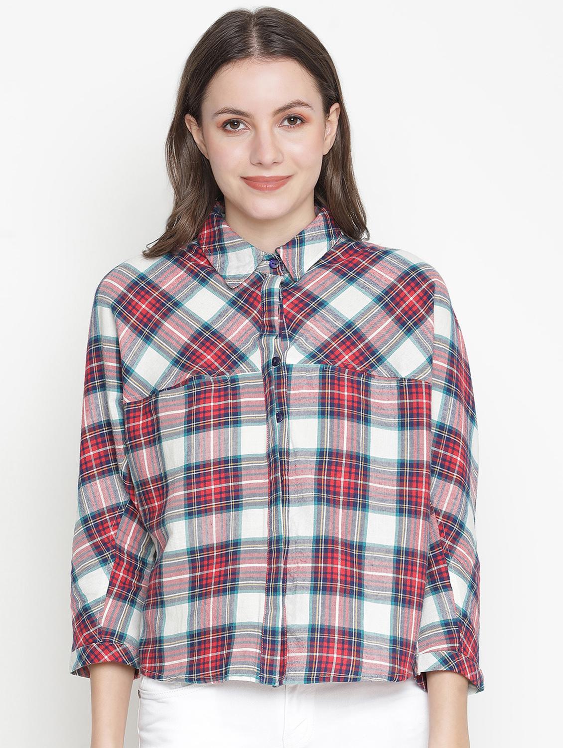 checkered regular shirt - 18634656 - Zoom Image - 0