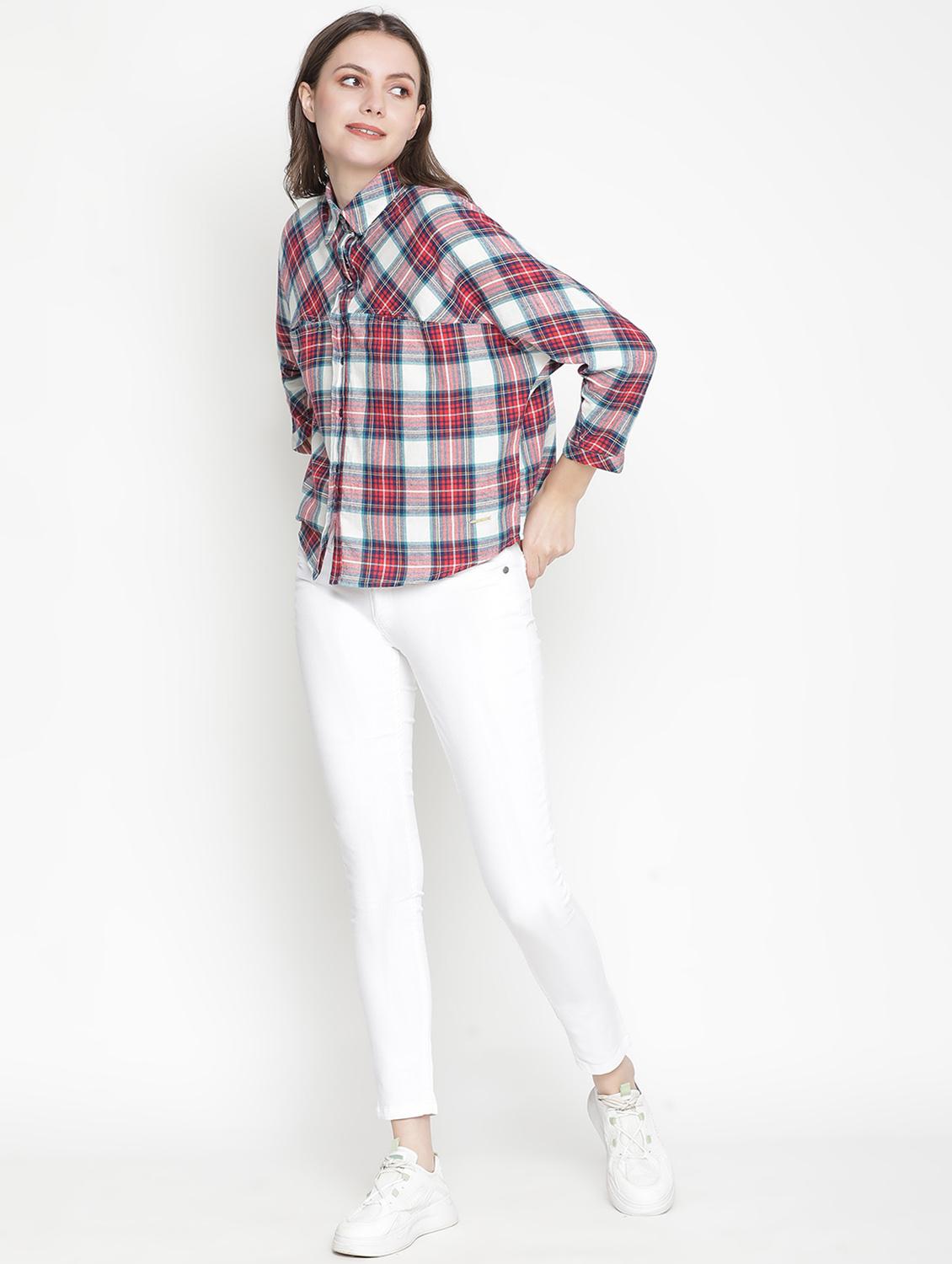 checkered regular shirt - 18634656 - Standard Image - 5