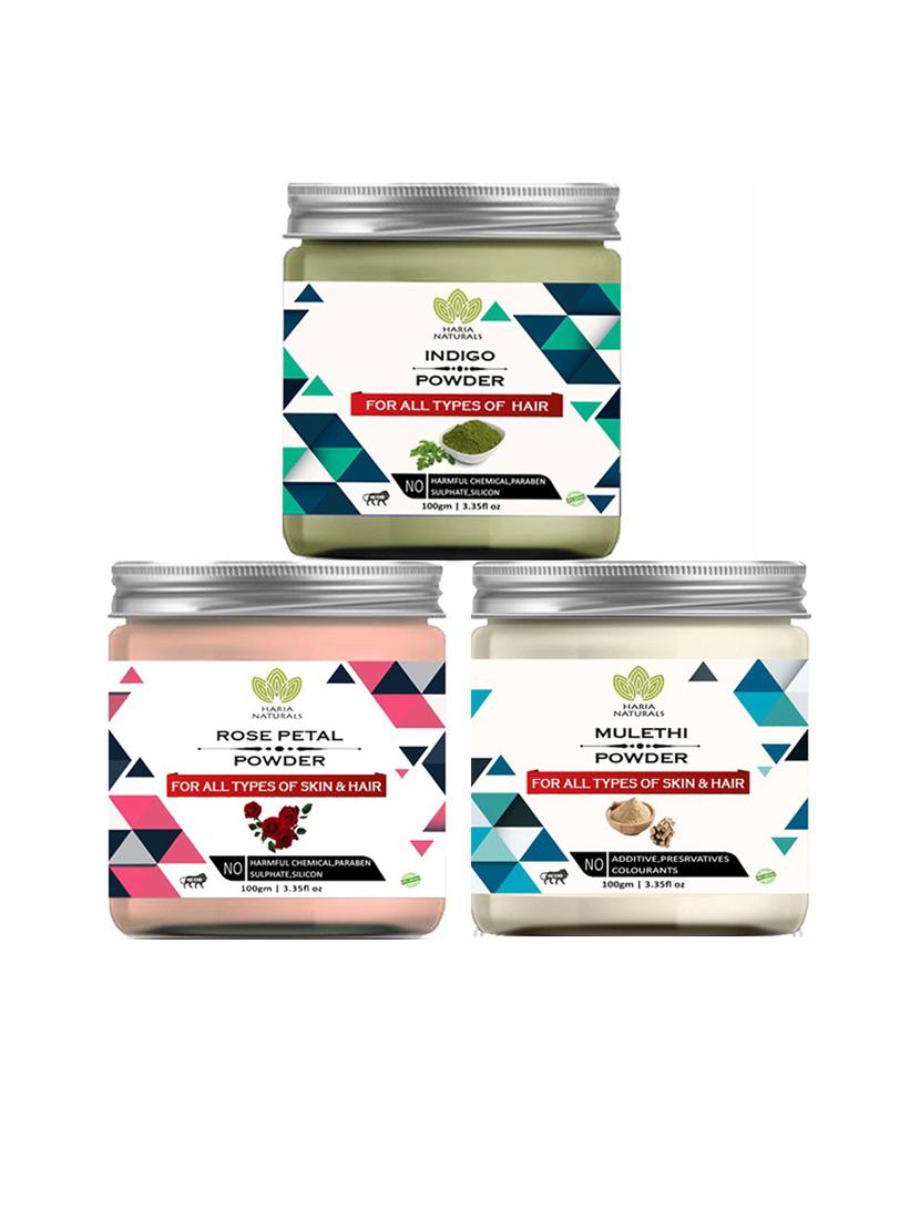 pack of 3 100% pure & natural powder combo - 18634730 - Zoom Image - 0