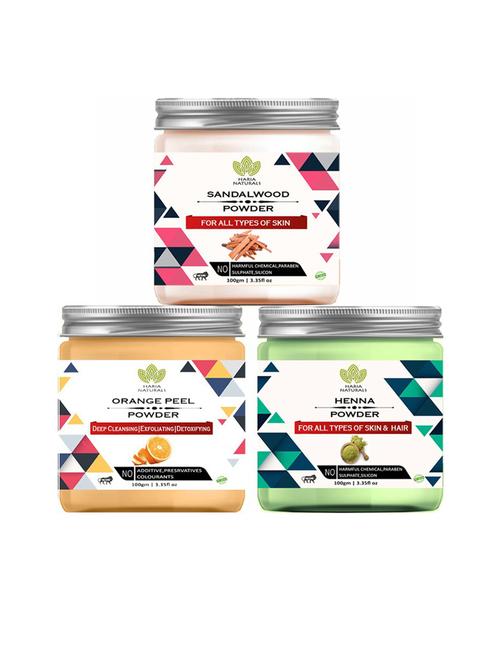 pack of 3 100% pure & natural powder combo - 18634796 - Standard Image - 0