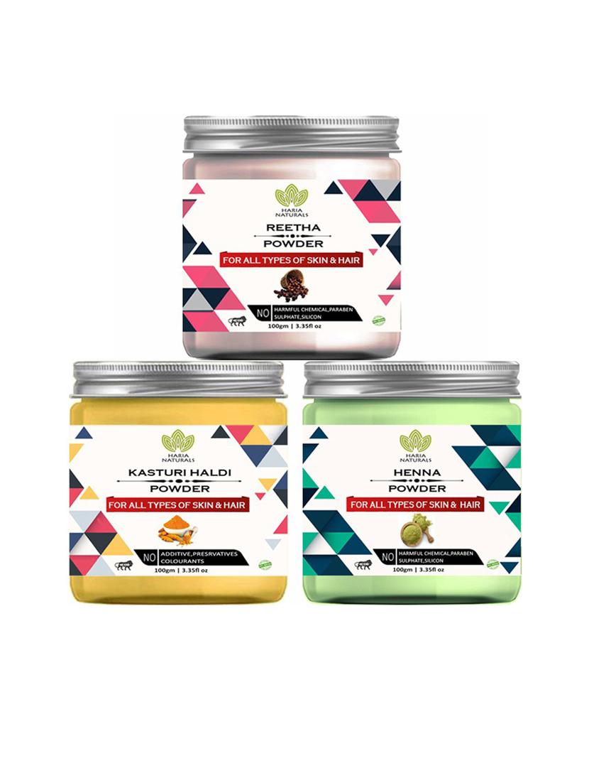pack of 3 haria naturals beauty set - 18634906 -  Zoom Image - 0