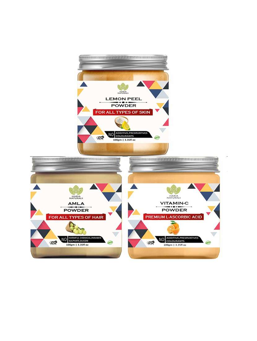 pack of 3 haria naturals beauty set