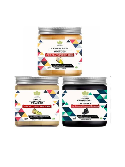 pack of 3 haria naturals beauty set - 18635154 - Standard Image - 0