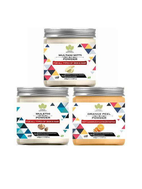 pack of 3 haria naturals beauty set - 18635191 - Standard Image - 0