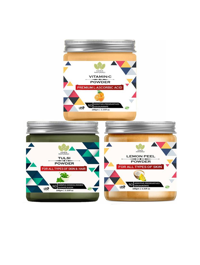 pack of 3 100% pure & natural powder combo - 18635312 - Zoom Image - 0