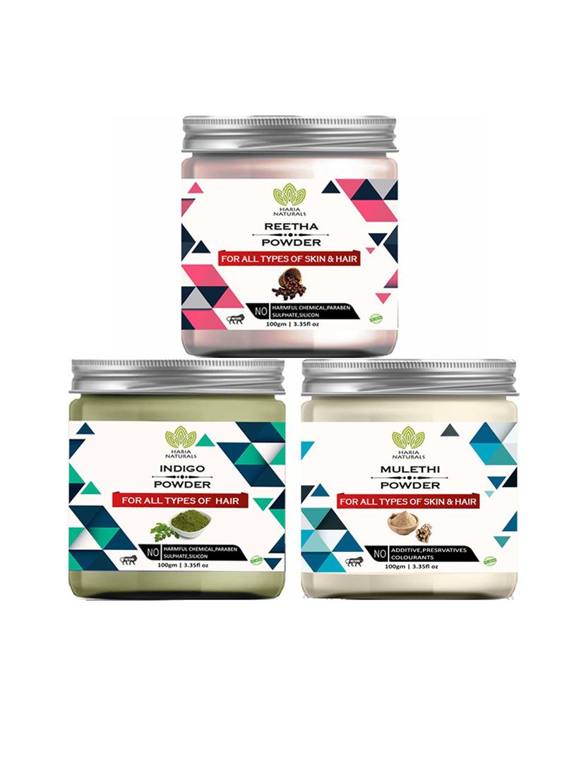 pack of 3 100% pure & natural powder combo - 18635318 - Zoom Image - 0