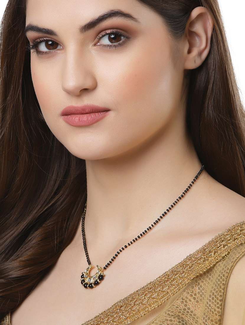 gold metal mangalsutra - 18636134 - Standard Image - 3