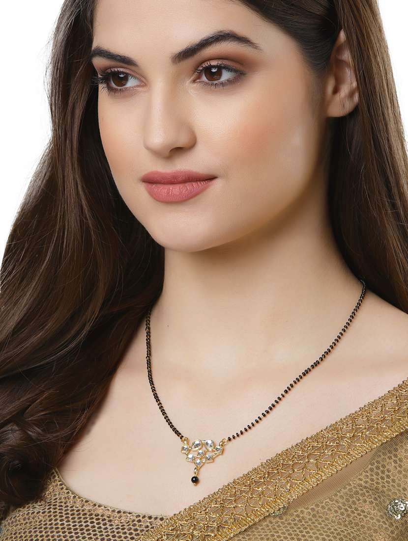 gold metal mangalsutra - 18636136 -  Standard Image - 3