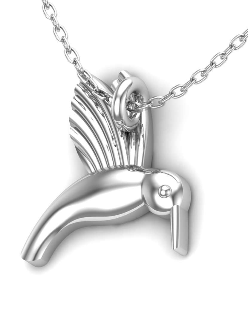 silver metal pendant - 18636151 - Standard Image - 3