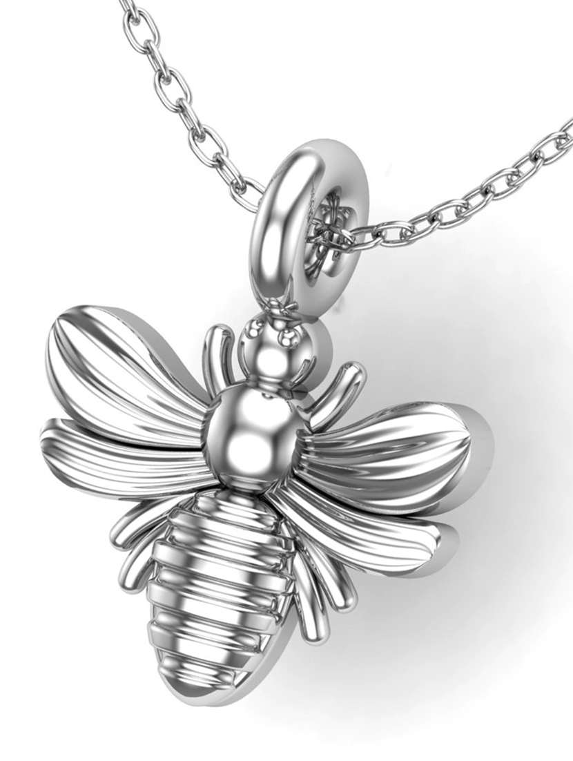 silver metal pendant - 18636156 - Standard Image - 3