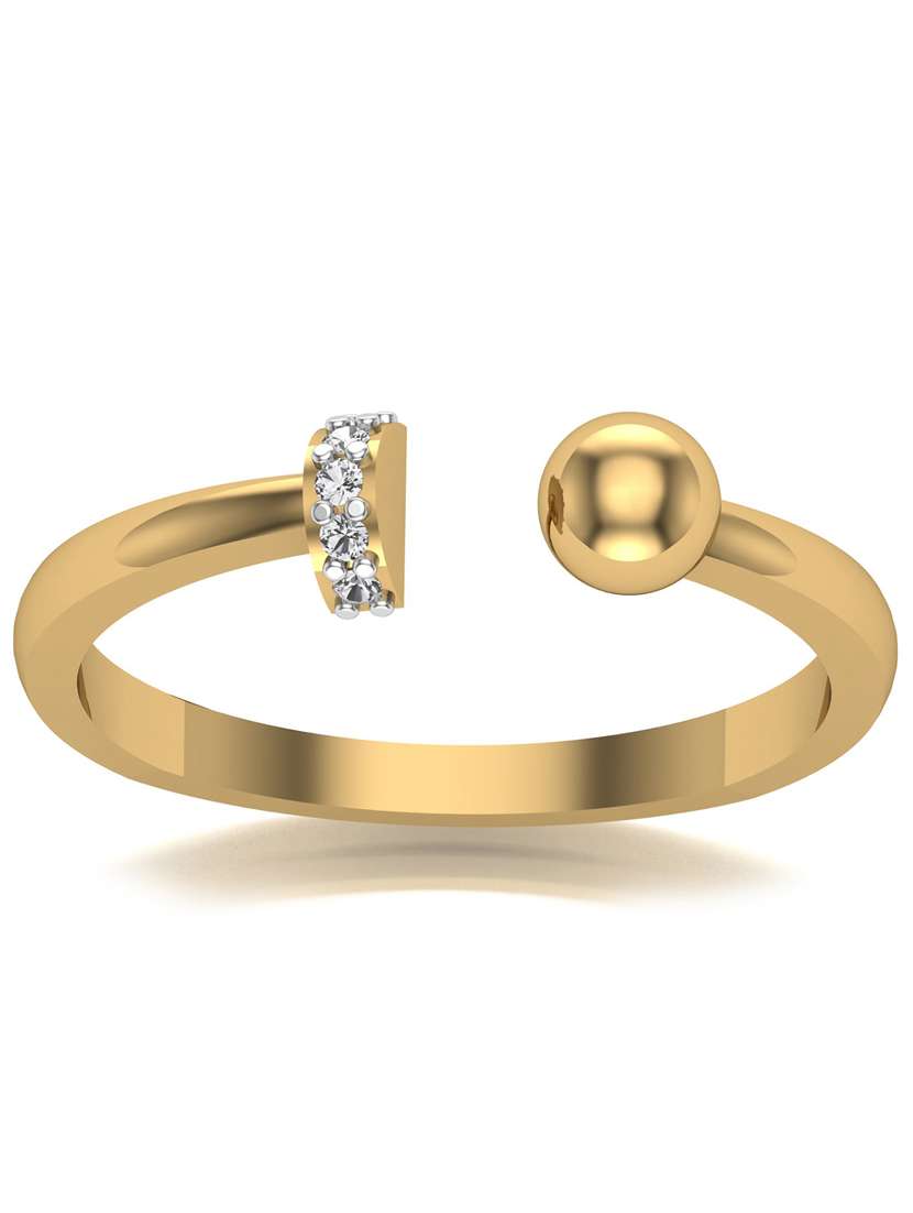 gold metal finger  ring - 18636171 -  Standard Image - 3