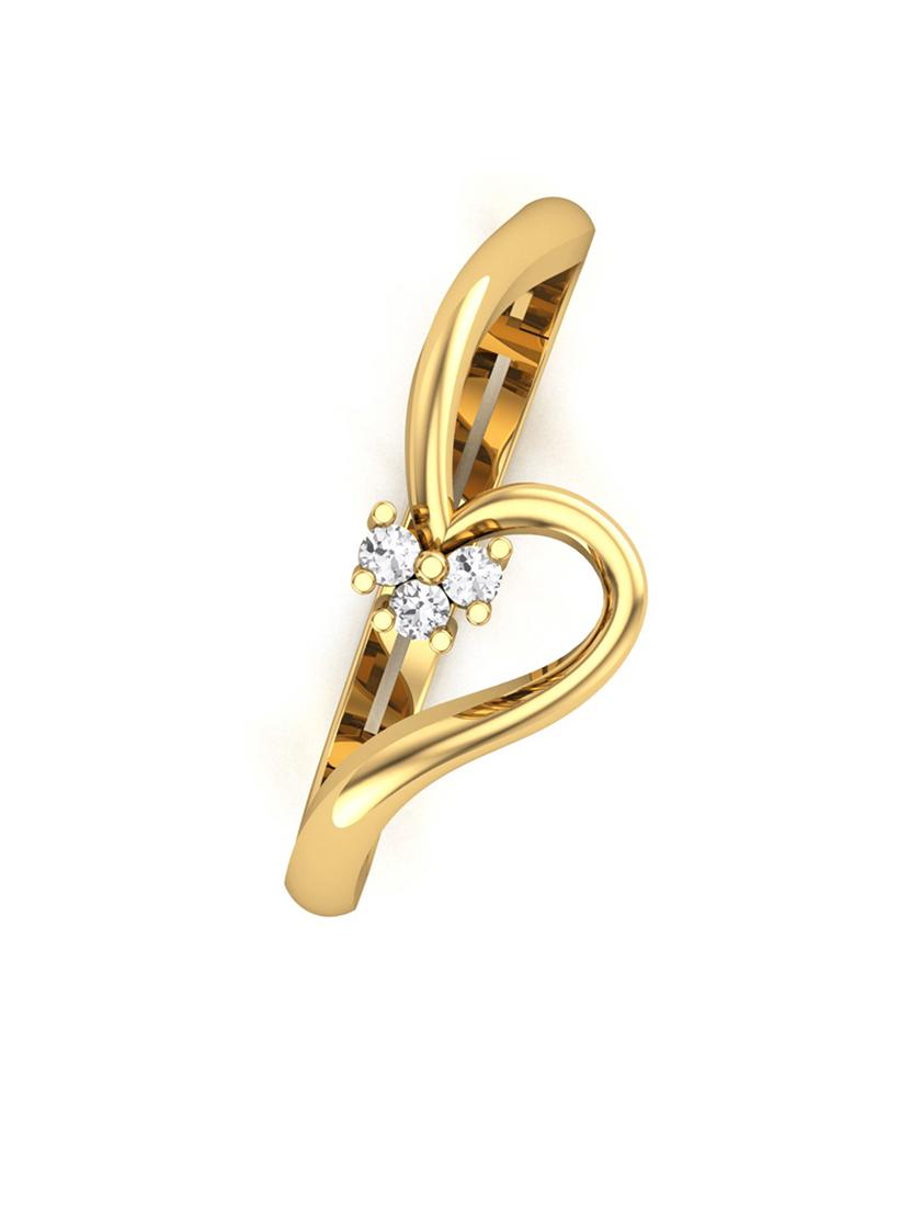 gold metal finger ring - 18636178 - Standard Image - 3