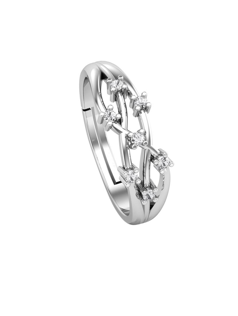 silver metal finger ring - 18636179 - Standard Image - 3