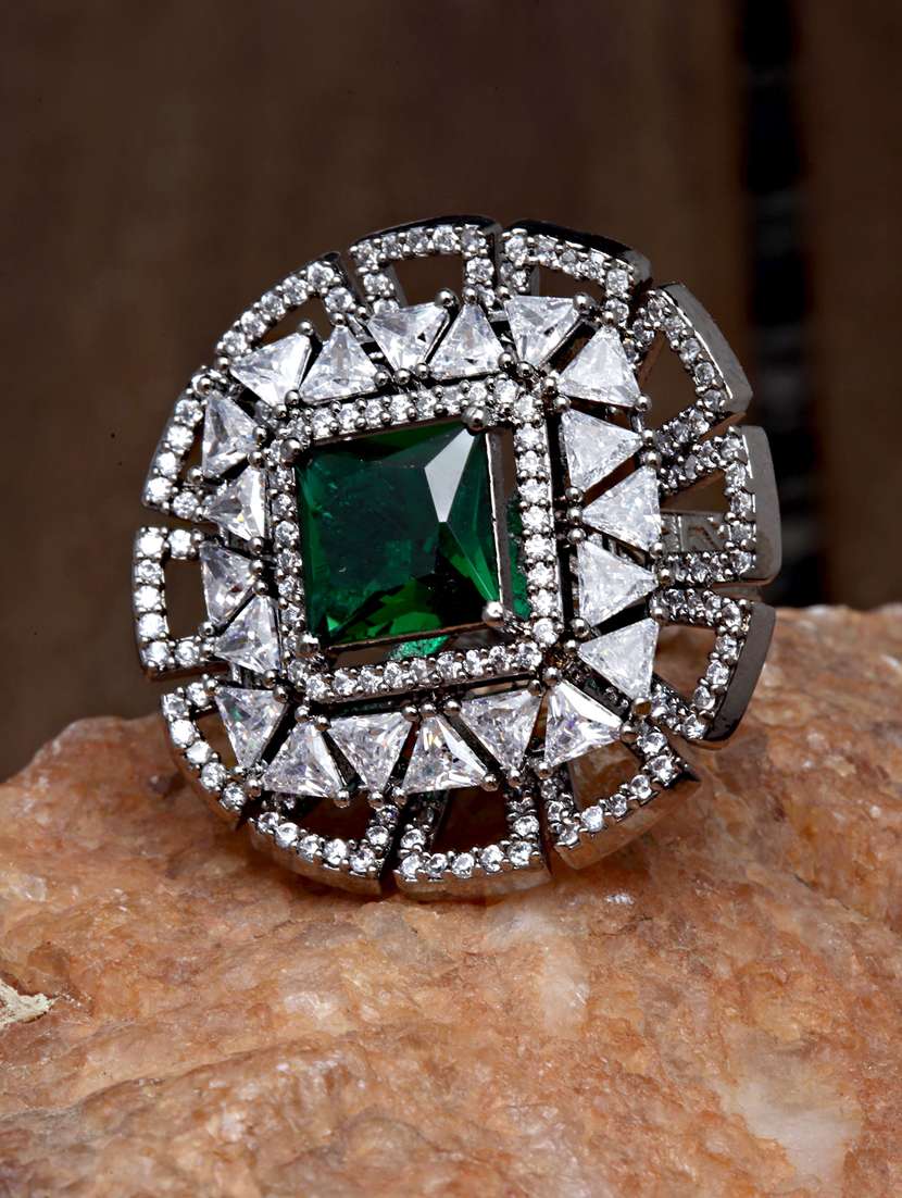 silver plated cocktail ring - 18636194 -  Zoom Image - 0