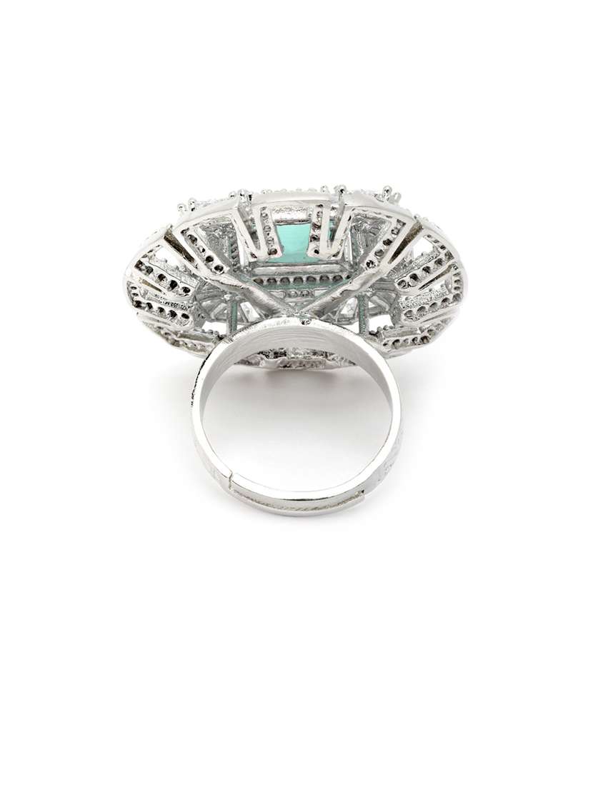 silver plated cocktail ring - 18636195 -  Standard Image - 3