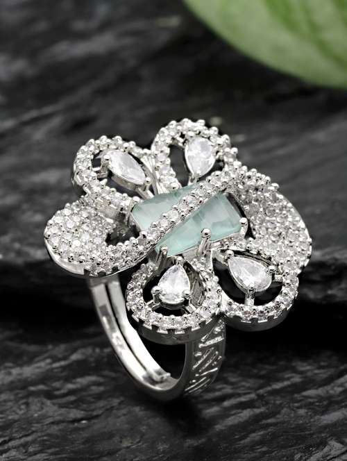 green metal finger ring - 18636199 - Standard Image - 0