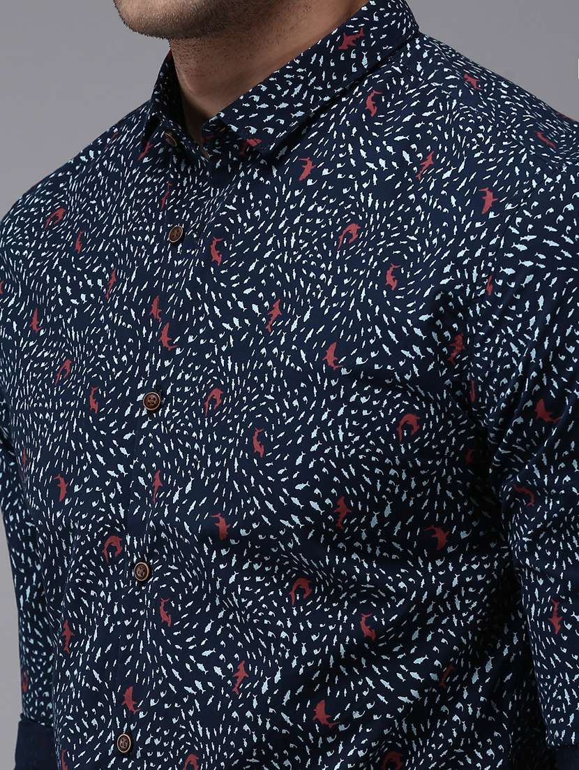 mens abstract casual shirt - 18636828 - Standard Image - 5