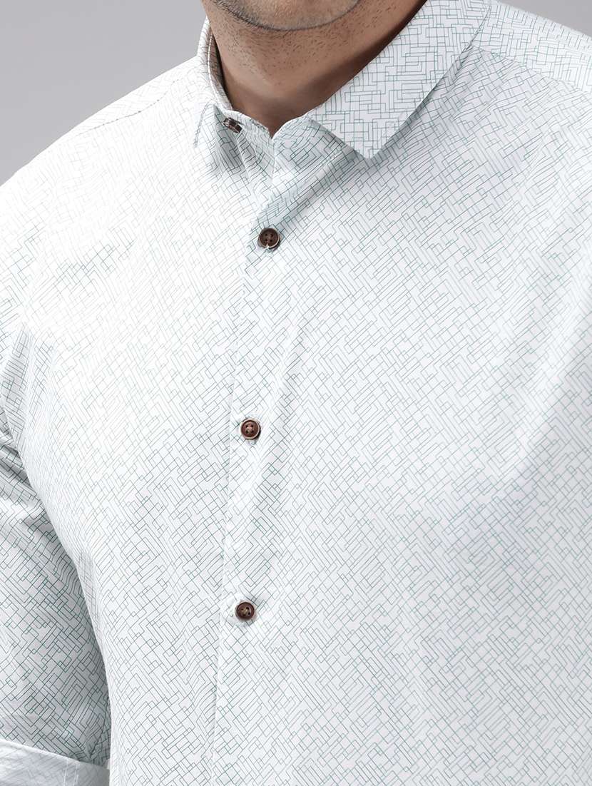 mens geometric casual shirt - 18636832 -  Standard Image - 5